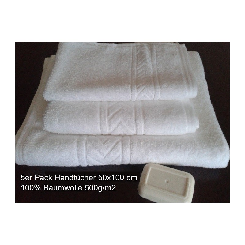 5er Pack Handtücher 50x100
