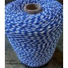 Bindfaden 2farbig weiss-blau1kg