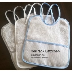 3er Pack Lätzchen