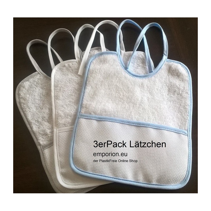 3er Pack Lätzchen